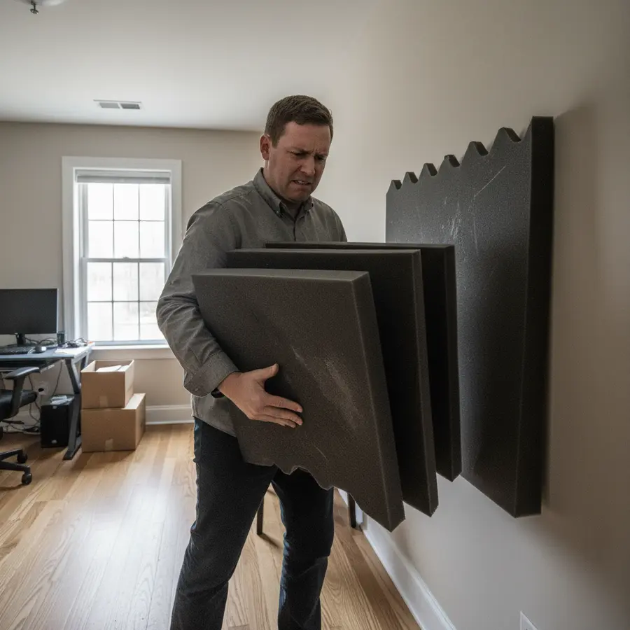 how to minimize echo in a room