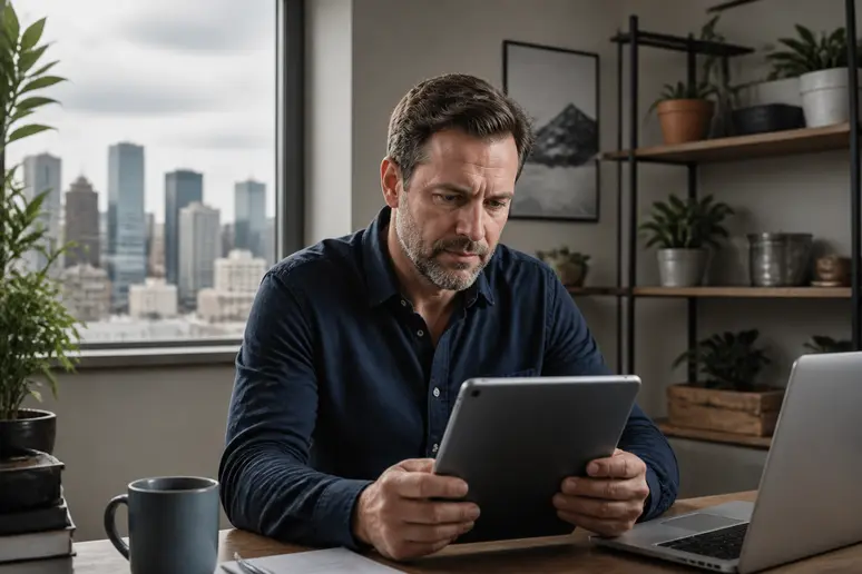 Denver small business owner scrutinizing hosting contract for hidden fees, finding best cheap web hosts with transparent pricing.