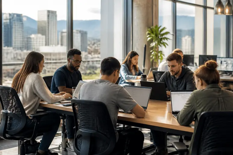 Denver marketing team leveraging AI for scalable internal linking for semantic relevance.