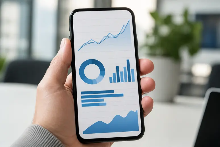 Close-up of a report on how to sell SEO services, showcasing transparent data and ethical business practices.