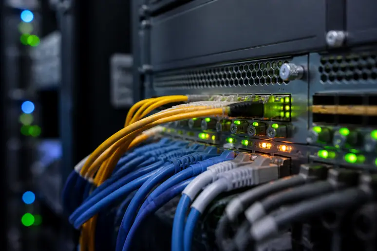 Server hardware components representing budget hosting options and performance tiers