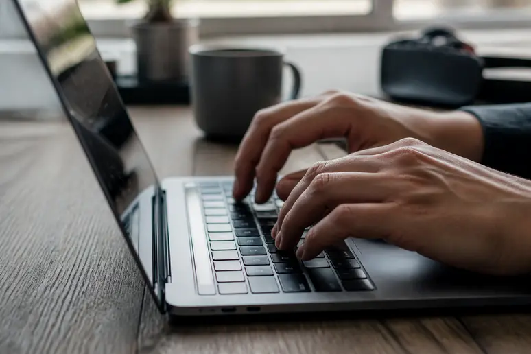 Typing search operators into a browser during resource page link building prospecting