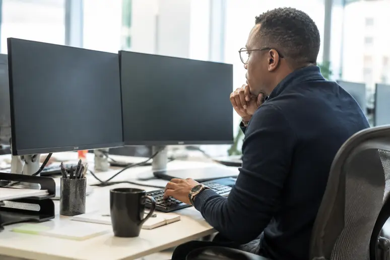 Analyst checking server response codes during a post-launch SEO audit